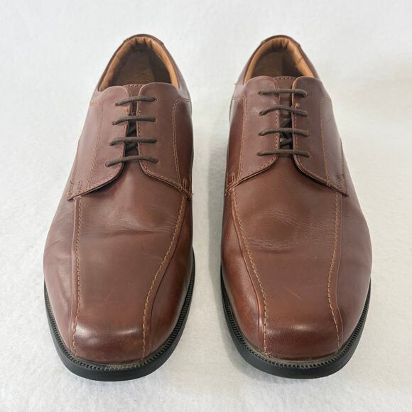 Clarks Collection Loafers Mens 11.5 M Brown Leather Oxford Dress Shoes Comfort main image 11